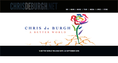 Desktop Screenshot of chrisdeburgh.net